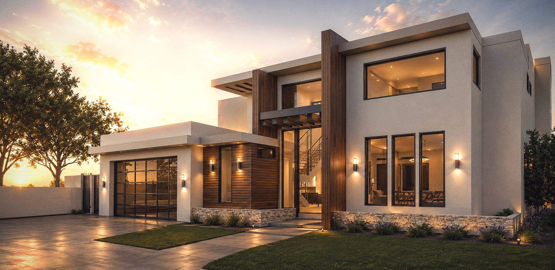 Design rendering of a Single family project in Calabasas, California by M&N Home Design
